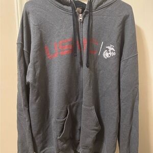 USMC Harley Davidson military edition Gray XL Hoodie for Men